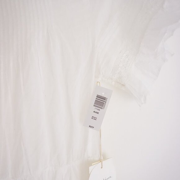 Wilfred by Aritzia White La Bohème Pilot Cotton Maxi Dress Cottagecore XS - Picture 16 of 16